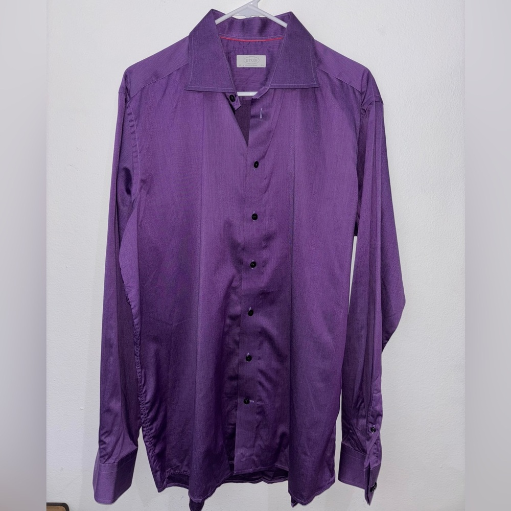 ETON contemporary shirt Size 17.5/44